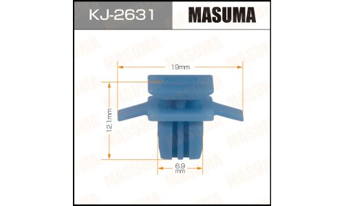 Клипса крепёжная молдинга дверей Masuma, для Honda, арт. KJ-2631