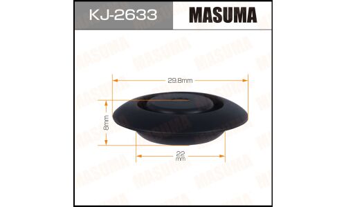 Клипса крепёжная деталей салона Masuma, для Infiniti, Nissan, арт. KJ-2633