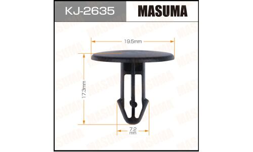 Клипса крепёжная накладок крыла Masuma, для Honda, арт. KJ-2635