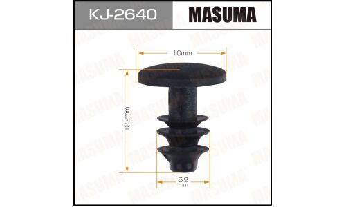 Клипса крепёжная обшивки двери Masuma, для Lexus, Scion, Toyota, арт. KJ-2640