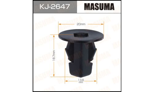 Клипса крепёжная деталей кузова Masuma, для Lexus, Toyota, арт. KJ-2647