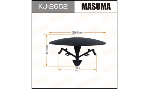 Клипса крепёжная шумоизоляции капота Masuma, для Honda, арт. KJ-2652