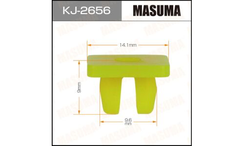 Клипса крепёжная обшивки салона Masuma, для Subaru, арт. KJ-2656