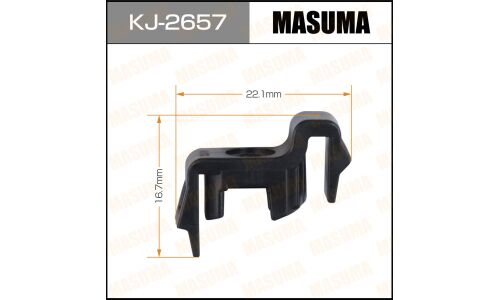 Клипса крепёжная крепления молдинга фары Masuma, для Honda, арт. KJ-2657