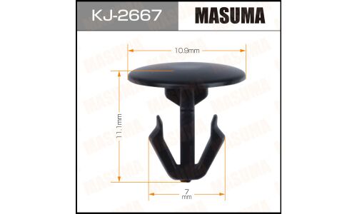 Клипса крепёжная деталей кузова Masuma, для Honda, арт. KJ-2667