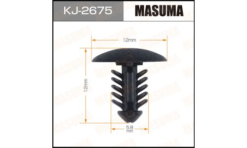 Клипса крепёжная деталей кузова Masuma, для Hyundai, Lexus, Toyota, арт. KJ-2675