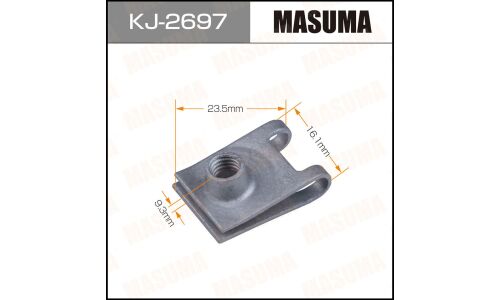 Гайка закладная деталей кузова Masuma, для Mazda, арт. KJ-2697