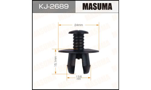 Клипса крепёжная днища кузова Masuma, для Nissan, арт. KJ-2689
