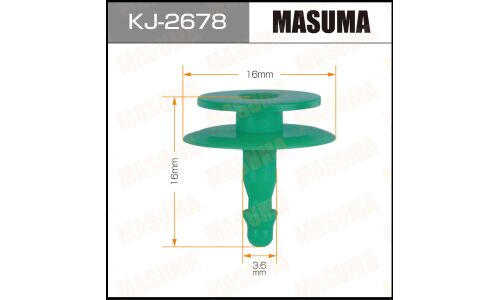Клипса крепёжная молдинга багажника Masuma, для Lexus, Toyota, арт. KJ-2678