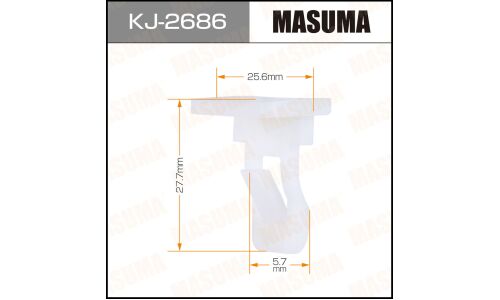 Клипса крепёжная бампера Masuma, для Toyota, арт. KJ-2686
