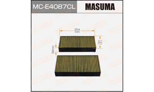 Фильтр салонный Masuma, угольный, арт. MC-E4087CL