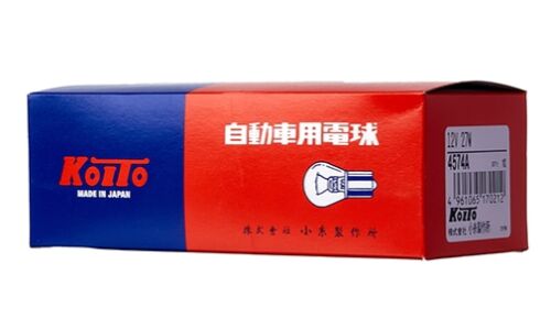 Лампа Koito P27W (BA15s, S25), 12В, 27Вт, оранжевая, арт. 4574A