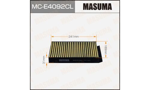 Фильтр салонный Masuma, угольный, арт. MC-E4092CL