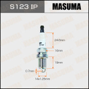 Свеча зажигания Masuma Iridium+Platinum с иридиевым/платиновым электродом, арт. S123IP