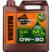 Масло моторное Masuma Motor Oil M1 0w30, синтетическое, API SP, ACEA C2, универсальное, 4л, арт. M-1009E
