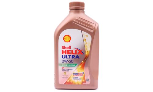 Масло моторное Shell Helix Ultra 0w20, синтетическое, API SP, ACEA C5, универсальное, 1л, арт. 550063070