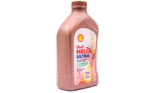 Масло моторное Shell Helix Ultra 0w20, синтетическое, API SP, ACEA C5, универсальное, 1л, арт. 550063070