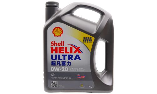 Масло моторное Shell Helix Ultra 0w20, синтетическое, API SP, ACEA C5, универсальное, 4л, арт. 550058089