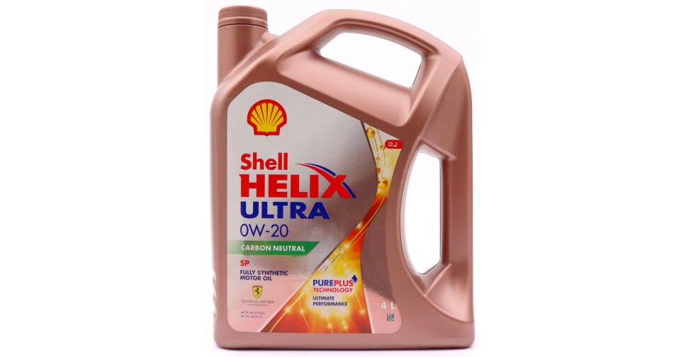 Масло моторное Shell Helix Ultra 0w20, синтетическое, API SP, ACEA C5 ...