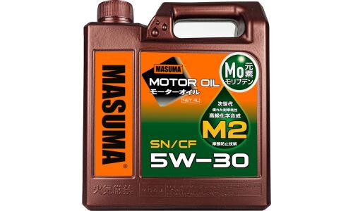 Масло моторное Masuma Motor Oil M2 5w30, синтетическое, API SN/CF, универсальное, 4л, арт. M-2017E