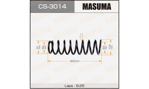 Пружина подвески MASUMA rear LANCER / CY2A.2WD.RUS