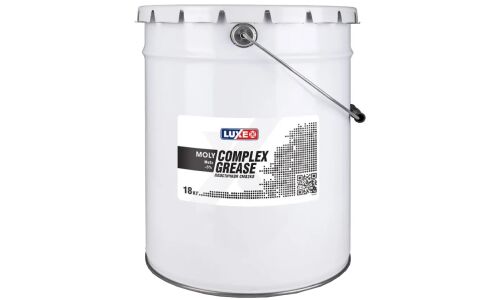 Смазка пластичная LUXE Complex Grease Moly MoS2, многоцелевая, с дисульфидом молибдена, ведро 18 кг, арт. 30306