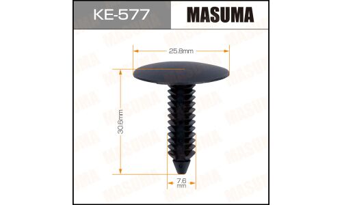 Клипса крепёжная накладок багажника Masuma, для Volkswagen, арт. KE-577
