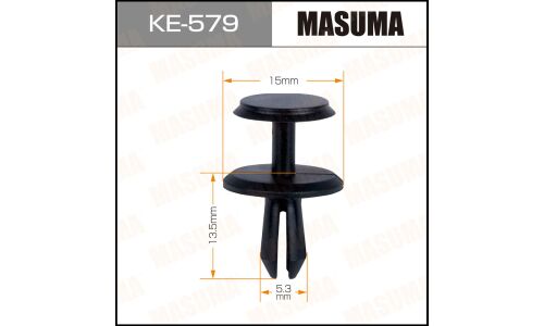 Клипса крепёжная деталей кузова Masuma, для Audi, Skoda, Volkswagen, арт. KE-579
