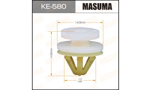 Клипса крепёжная деталей кузова Masuma, для Land Rover, арт. KE-580