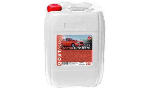 Антифриз GOSTovsky Antifreeze Gostin, красный, -40°C, 20кг, арт. 808780