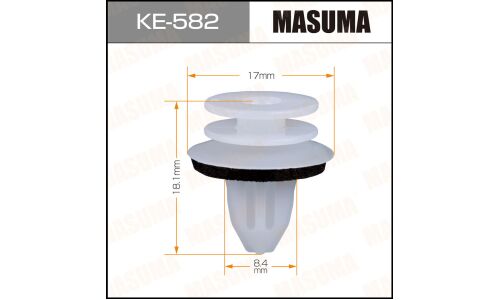 Клипса крепёжная деталей салона Masuma, для Mercedes-Benz, арт. KE-582