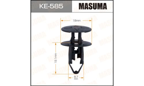 Клипса крепёжная деталей кузова Masuma, для Renault, арт. KE-585
