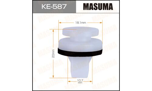 Клипса крепёжная стоп-сигнала Masuma, для Ford, арт. KE-587