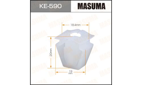 Клипса крепёжная деталей кузова Masuma, для Audi, арт. KE-590