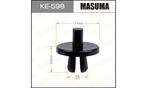 Клипса крепёжная бампера Masuma, для Mercedes-Benz, арт. KE-598