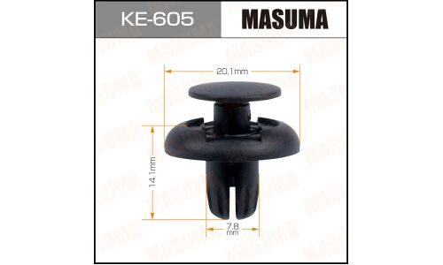 Клипса крепёжная деталей кузова Masuma, для Mercedes-Benz, арт. KE-605