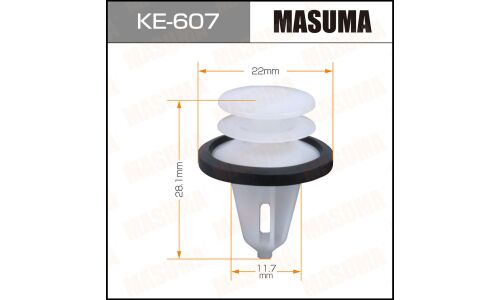 Клипса крепёжная обшивки двери Masuma, для Ford, арт. KE-607