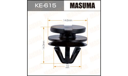 Клипса крепёжная деталей кузова Masuma, для Land Rover, арт. KE-615