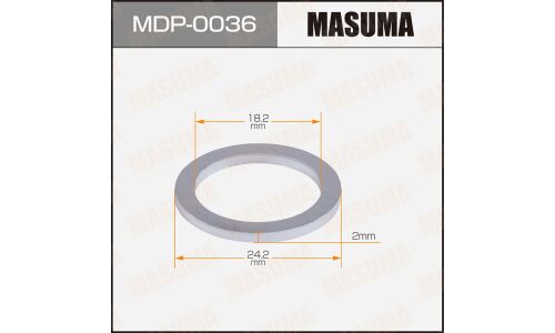 Шайба под болт маслосливной поддона АКПП MASUMA, 18.2x24.2x2 [уп.50]