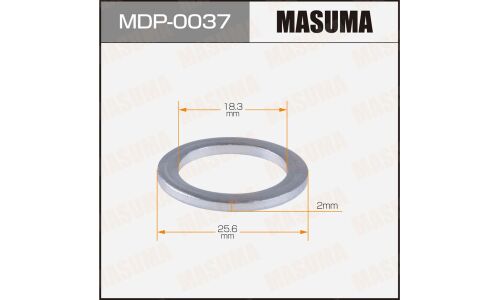 Шайба (прокладка) для болта маслосливного MASUMA, HONDA 18.3x25.6x2 [уп.50]