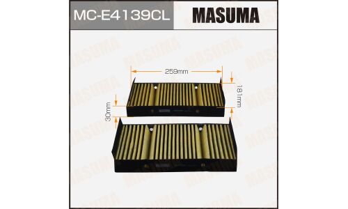 Фильтр салонный Masuma, угольный, арт. MC-E4139CL