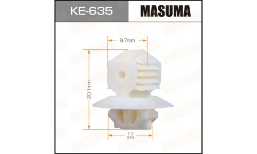 Клипса крепёжная накладок порога Masuma, для Skoda, Volkswagen, арт. KE-635