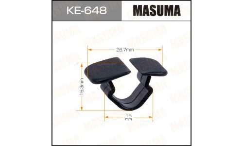 Клипса крепёжная шумоизоляция двери багажника Masuma, для Audi, Volkswagen, арт. KE-648