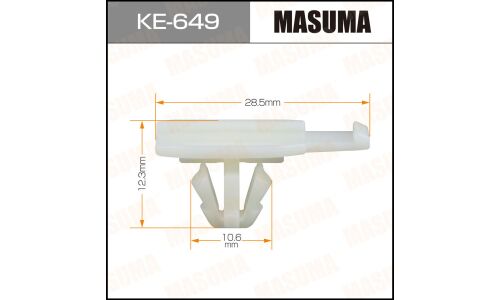 Клипса крепёжная крепления накладки двери Masuma, для Volkswagen, арт. KE-649