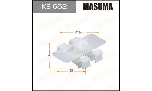 Клипса крепёжная накладок дверей Masuma, для Mercedes-Benz, арт. KE-652