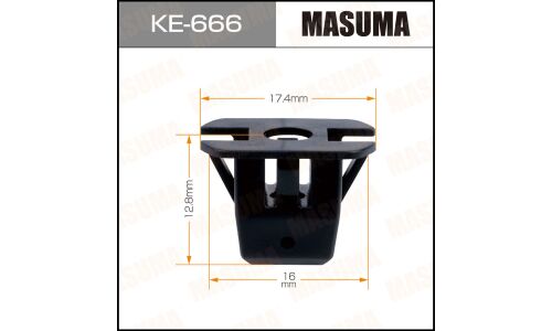 Клипса крепёжная накладок стойки Masuma, для Audi, арт. KE-666