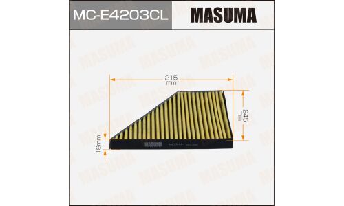 Фильтр салонный Masuma, угольный, арт. MC-E4203CL