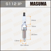 Свеча зажигания Masuma Iridium+Platinum с иридиевым электродом, арт. S112IP