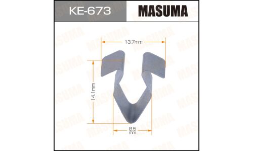 Клипса крепёжная обшивки салона Masuma, для Audi, Skoda, Volkswagen, арт. KE-673