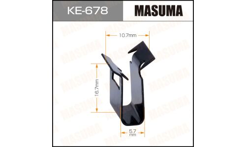 Клипса крепёжная для шильда Masuma, для Audi, арт. KE-678